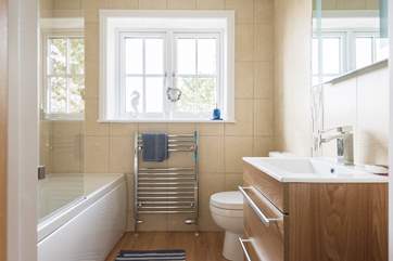 The family bathroom is on the first floor.
