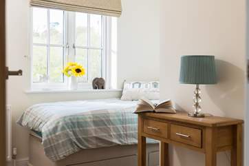 The single room would suit an adult or child and has plenty of storage.