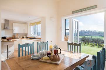 The views from the dining-table are just as good.