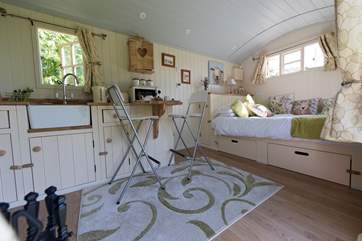 Fully equipped with everything you will need for your luxury glamping holiday.