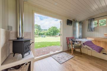 Set in an enclosed paddock there is plenty of space for your four-legged friend too.