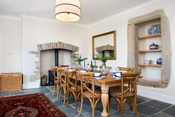 Holiday mealtimes will be a treat in the dining-room at Trewint.