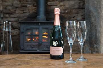 Why not treat yourself to a glass of the local award-winning sparkling wine?