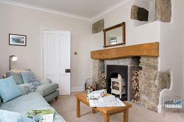 ....and of course it also has a wood-burner for you to snuggle up in front of!