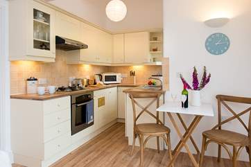 ...a fully fitted kitchen and dining area.....