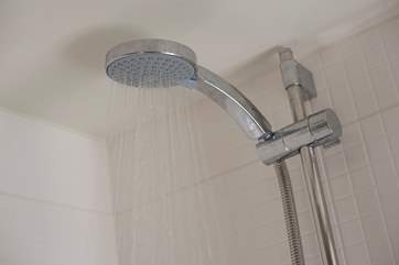 With lovely hot water.