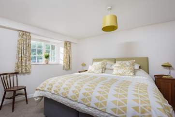 This gorgeous bedroom has a 6ft double or twin 3ft single beds depending on your preference.