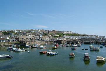 The pretty harbour at Porthleven is now a real 'foodie destination' with a wide choice of cafes, pubs and restaurants serving local produce.