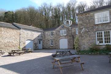 One of the old stables belonging to the estate is now a cafe, perfect for a stop for some light refreshments.