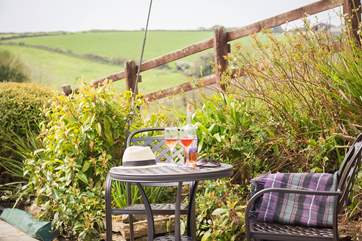 Relax with a glass of something nice.