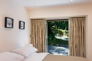 The stunning views which await you from the comfort of your bed (bedroom 2).