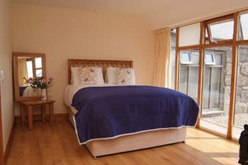 The lovely spacious en suite bedroom.
