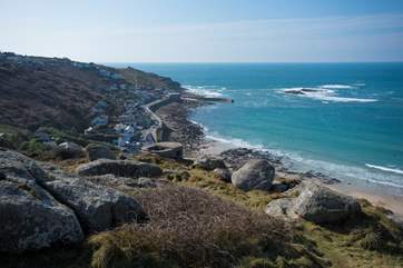 Sennen Cove nearby.