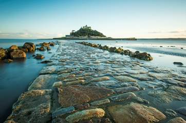 Walk the causeway at low tide to St Michael's Mount.