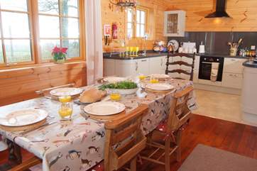 This is a wonderful family holiday house with a friendly open plan feel to the ground floor.