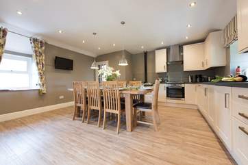 The kitchen/diner.
