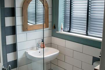 The shower-room.