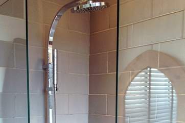 The shower.