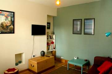 The sitting-room.