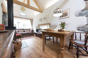 Open plan living.