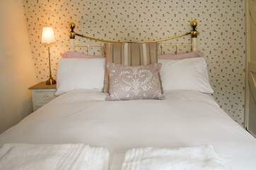 A lovely Victorian-style bedstead.