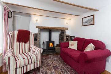 The cosy sitting-room.