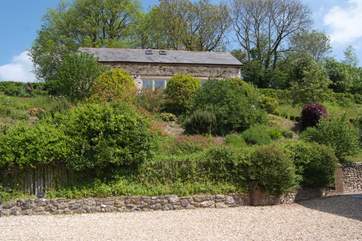 Purtington Barn Studio has a wonderfully elevated position with views across the surrounding countryside.