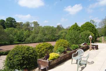 The terrace is amazing - what a place to sit and relax on a sunny day.
