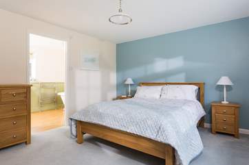 The fabulous master bedroom with king-size double bed and your own en suite bathroom.