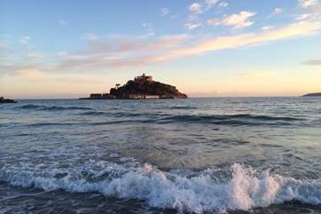 St Michael's Mount at Marazion is a short drive away.