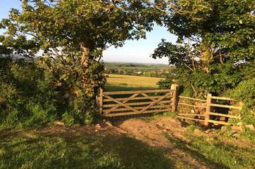 There are walks galore on your doorstep.