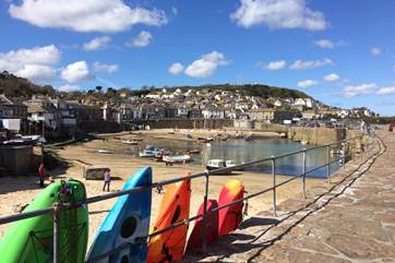 The pretty harbour at Mousehole is worth a visit