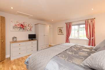 All the bedrooms have their own TVs for that extra touch of luxury.