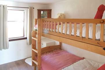 The ground floor bunk bedroom is great for the youngsters.