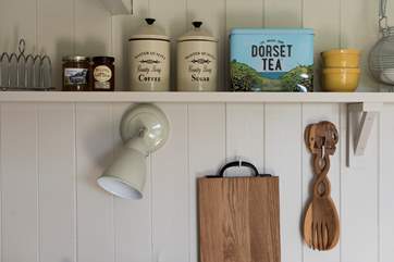 There is clever use of storage space throughout.