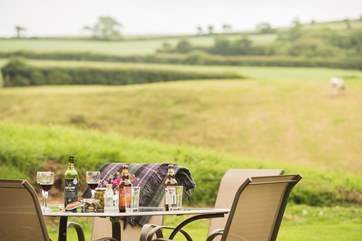 Fire up the barbecue or spend time over a drink or two in the garden.