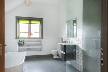 The family bathroom is across the landing.