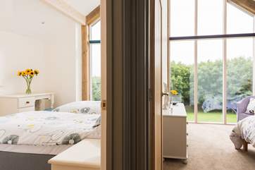 These two bedrooms are at the front of the house.