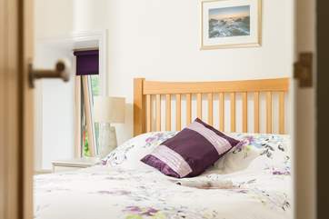 Come on in, the comfy bed awaits you.