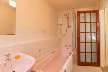 This is the en-suite bathroom for the ground floor bedroom