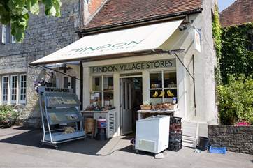 The village shop and Post Office is run as a community store, stroll along for fresh croissants and local produce.