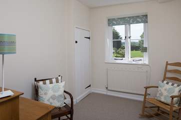 On the first floor of this stylishly restored house you can escape for a quiet read!