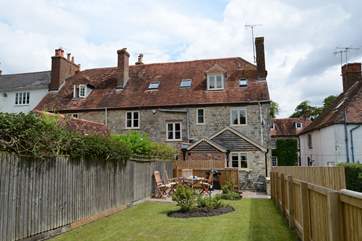 Orchard View extends over three floors and looks out over the enclosed south-facing rear garden, which gets the sun all day.