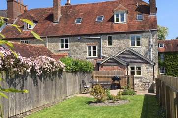 Orchard View extends over three floors and looks out over the enclosed south-facing rear garden, which gets the sun all day.