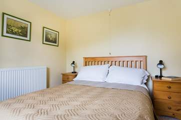 Bedroom two with double bed.