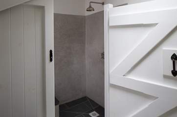 The wet-room accessed from the utility-room.