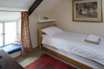 Bedroom 2 has a single bed.