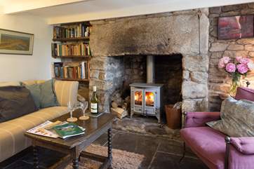 The cosy sitting-room.