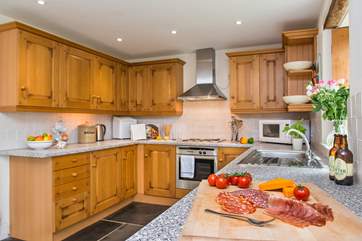 The kitchen has all you need to cook up some wonderful holiday feasts.
