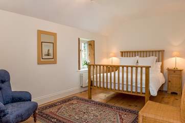 Bedroom 1 has a double bed and lovely views over the garden,